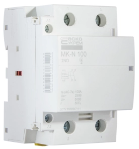 Модульный контактор MK-N 2P 100A 2NO 220V №4