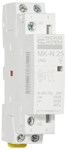 Модульный контактор MK-N 2P 25A 2NO 220V №2