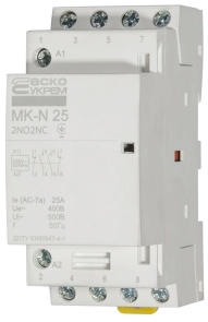 Модульный контактор MK-N 4P 25A 2NO2NC 220V №4