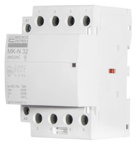 Модульный контактор MK-N 4P 32A 2NO2NC 220V №1