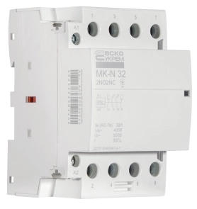 Модульный контактор MK-N 4P 32A 2NO2NC 220V №4