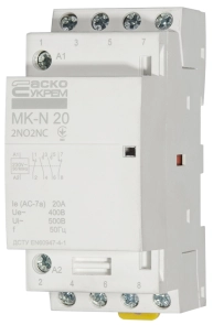 Модульный контактор MK-N 4P 20A 2NO2NC 220V №4