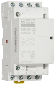 Модульный контактор MK-N 4P 20A 2NO2NC 220V №5