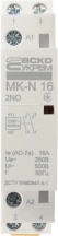 Модульный контактор MK-N 2P 16A 2NO 220V
