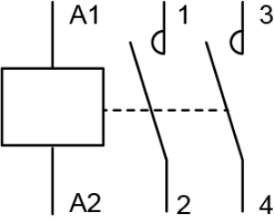 Модульный контактор MK-N 2P 16A 2NO 220V №2