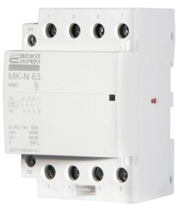 Модульный контактор MK-N 4P 63A 4NO 220V №4