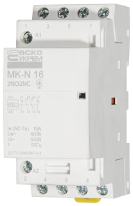 Модульный контактор MK-N 4P 16A 2NO2NC 220V №5