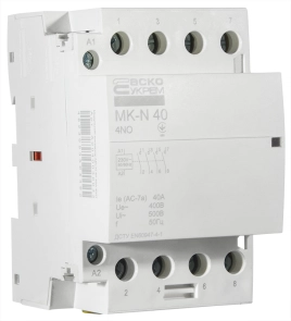 Модульный контактор MK-N 4P 40А 4NO 220V №4
