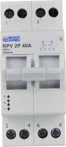 Ручний перемикач вводу (І-0-ІІ) RPV 2P 40A АСКО №5