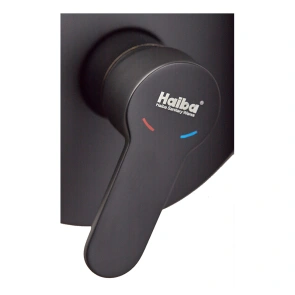 Змішувач для душу Haiba Amanda 003 (Inner) Black (HB3956) №5