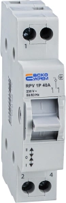 Ручной переключатель ввода (I-0-II) RPV 1P 40A АСКО №5