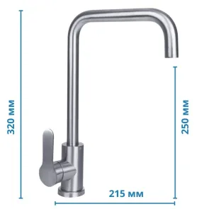 Змішувач для кухНі Mixxus DAX-011-G (MI5991) №2