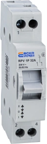 Ручний перемикач вводу (І-0-ІІ) RPV 1P 32A АСКО №1