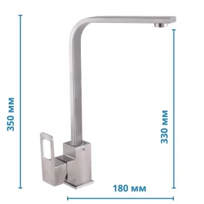 Кухонний змішувач Mixxus FIT 011 (SS2819) №2