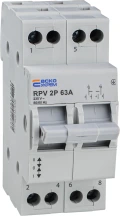 Ручний перемикач вводу (І-0-ІІ) RPV 2P 63A АСКО купити в Україні