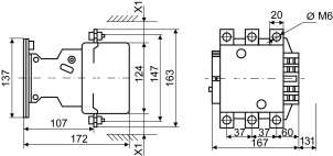 Контактор KM 115 М7 230В (LC1-F115) №3