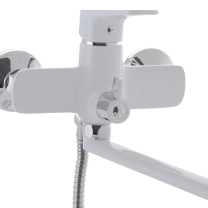 Змішувач для ванни Mixxus Nevada 006 Euro Білий (MI5799) №2