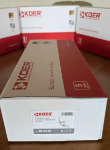 Сифон для ванны Koer BD-03-01 автоматический (Click-Clack) с переливом, без ревизии (Цвет хром) 1 1 №4