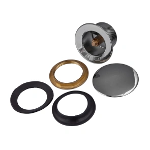 Донний клапан для ванни Koer PW-05-01 автоматичний (Click-Clack) (Колір хром) 1 1/2'' (KR3406) №2