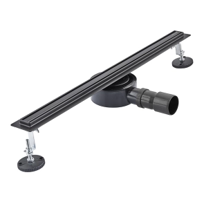 Душовий трап з нерж. сталі SUS304 Mixxus Drain-05-60-Slim Black (30x600 мм) (Чорний) (MI6169) №1