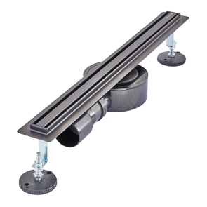 Душевой трап с нерж. стали SUS304 Mixxus Drain-05-50-Slim Black (30x500мм) (Черный) (MI6168) №3