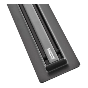 Душовий трап з нерж. сталі SUS304 Mixxus Drain-05-70-Slim Black (30x700 мм) (Чорний) (MI6170) №1