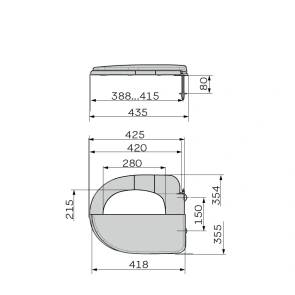 Сидіння унітазу з кришкою ZERIX TS-10 (ZX5590) №2