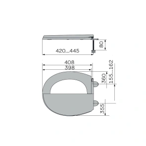 Сиденье унитаза с крышкой ZERIX TS-05 (ZX5584) №2