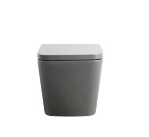 Унітаз підвісний Mixxus Premium QUADRO-0305-R GRAY 510x350x345mm система змиву RIMLESS (MP6656) №4