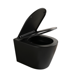 Унітаз підвісний Mixxus Premium BEVEL-0304-T1 BLACK 480x360x360mm сист. змиву TORNADO 1.0 (MP6677) №6