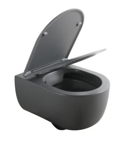 Унитаз подвесной Mixxus Premium TOPPER-0303-R GRAY 495x370x350mm система смыва RIMLESS (MP6657) №8
