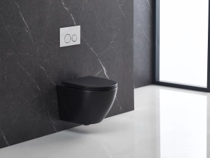 Унітаз підвісний Mixxus Premium ELLIPSE-0303-T3 BLACK 520х365х360mm, система змиву TORNADO 3.0 (MP6 №2
