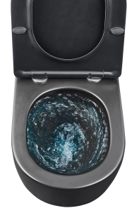 Унітаз підвісний Mixxus Premium ELLIPSE-0303-T3 BLACK 520х365х360mm, система змиву TORNADO 3.0 (MP6 №4