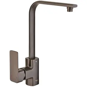 Смеситель Для кухни Haiba Kubus 017 Graphite (HB4008) №1