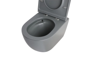 Унітаз підвісний Mixxus Premium ELLIPSE-0308-T3 GRAY 490x360x360mm система змиву TORNADO 3.0 (MP665 №7