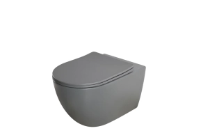 Унітаз підвісний Mixxus Premium ELLIPSE-0309-T1 GRAY 530x360x350mm система змиву TORNADO 1.0 (MP665 №6