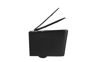 Унітаз підвісний Mixxus Premium QUADRO-0301-T3 BLACK 490х340х360mm, система змиву TORNADO 3.0 (MP65 №2