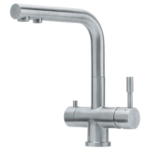 Смеситель для кухни Franke Atlas Clear Water, дл.излива - 214мм, поворотный, 1+1фильтр, нерж. №2