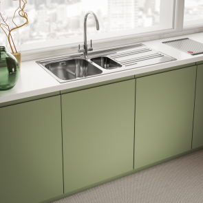 Смеситель для кухни Franke Lina Clear Water, длина излива - 272 мм, поворотный, 1+1 фильтр, хром №3