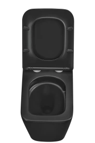 Унітаз підвісний Mixxus Premium QUADRO-0301-T3 BLACK 490х340х360mm, система змиву TORNADO 3.0 (MP65 №6