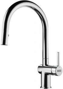Смеситель для кухни Franke Active J, дл.излива - 220мм, поворотный, 1+1фильтр+душ, хром №1