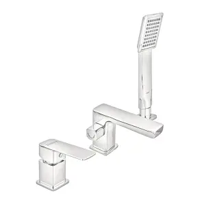 Смеситель Для ванны Haiba Kubus 022 (3-hole) (HB3957) №1