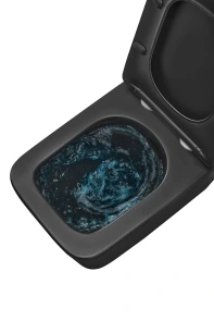 Унітаз підвісний Mixxus Premium QUADRO-0301-T3 BLACK 490х340х360mm, система змиву TORNADO 3.0 (MP65 №11