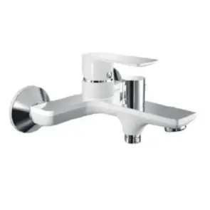 Смеситель Для ванны HAIBA ALEX 009 EURO WHITE-CHROME (HB9568) №1