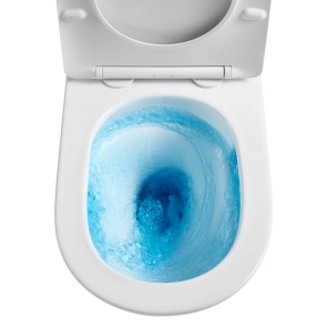 Унитаз напольный безбачковой Mixxus Premium ELLIPSE-0701-T1 570х365х410mm, система смыва TORNADO 1. №3