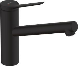 Змішувач для кухні Hansgrohe Zesis M33, довж.виливу - 220мм, поворотний, 1важіль, KM150, матовий чорний №1