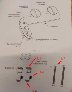 Накладка під кришку унітазу Mixxus Premium TCB-01 Універсальна з вбудованим гігієнічним душем ( №2