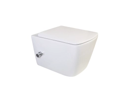 Унитаз-биде подвесной Mixxus Premium QUADRO-1301-R 510x350x345mm система смыва RIMLESS (MP6658)