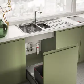 Змішувач для кухні Franke Lina L Clear Water 2.0, довж.виливу - 254 мм, поворотний, 1 важіль , хром №3