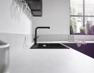 Змішувач для кухні Hansgrohe Talis M54, довж.виливу - 215мм, витяжний, 1важіль, KM270, матовий чорний №3